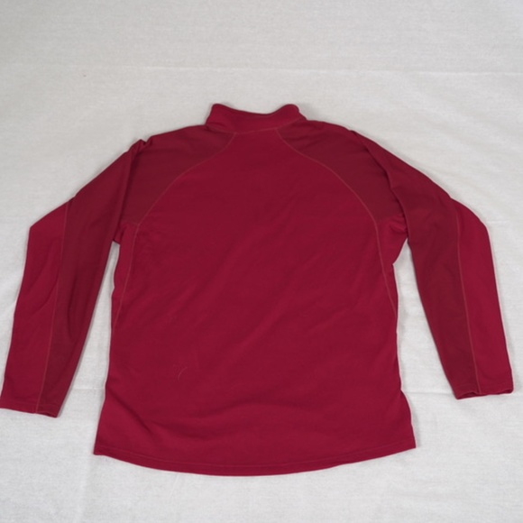 Men's Red Patagonia 1/4 Zip Long Sleeve Fleece - Picture 3 of 3